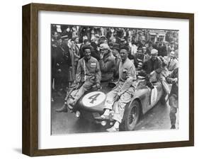 The Victorious Ferrari of Froilan Gonzalez and Maurice Trintignant, Le Mans 24 Hours, France, 1954-null-Framed Photographic Print