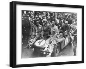 The Victorious Ferrari of Froilan Gonzalez and Maurice Trintignant, Le Mans 24 Hours, France, 1954-null-Framed Photographic Print