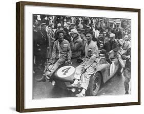 The Victorious Ferrari of Froilan Gonzalez and Maurice Trintignant, Le Mans 24 Hours, France, 1954-null-Framed Photographic Print