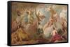 The Victory of Apollo, C.1716-Sir James Thornhill-Framed Stretched Canvas