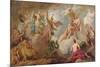 The Victory of Apollo, C.1716-Sir James Thornhill-Mounted Giclee Print