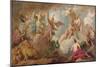 The Victory of Apollo, C.1716-Sir James Thornhill-Mounted Giclee Print