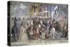 The Victory of Heraclius and the Execution of Chosroes-Piero della Francesca-Stretched Canvas