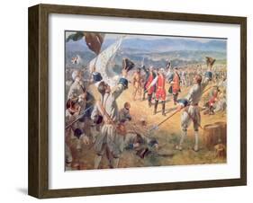 The Victory of Montcalms Troops at Carillon, 1758-Henry Alexander Ogden-Framed Giclee Print