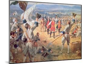 The Victory of Montcalms Troops at Carillon, 1758-Henry Alexander Ogden-Mounted Giclee Print