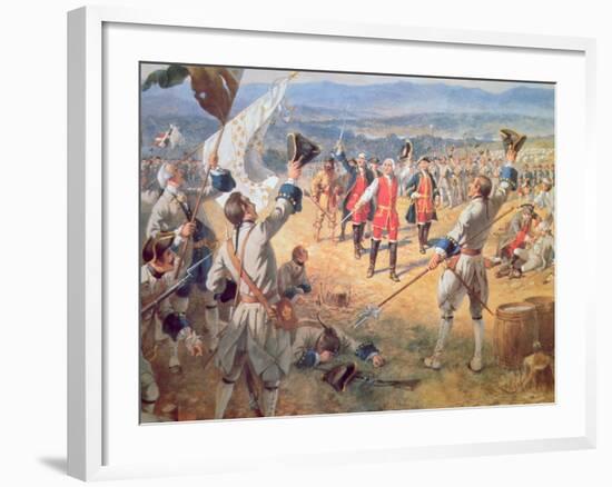 The Victory of Montcalms Troops at Carillon, 1758-Henry Alexander Ogden-Framed Giclee Print