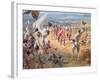 The Victory of Montcalms Troops at Carillon, 1758-Henry Alexander Ogden-Framed Giclee Print