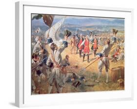 The Victory of Montcalms Troops at Carillon, 1758-Henry Alexander Ogden-Framed Giclee Print