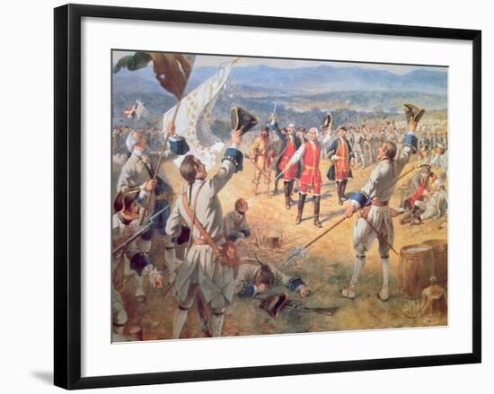The Victory of Montcalms Troops at Carillon, 1758-Henry Alexander Ogden-Framed Giclee Print