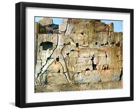 The Victory of Rameses II, Karnak, Egypt, 20th Century-null-Framed Photographic Print