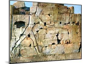 The Victory of Rameses II, Karnak, Egypt, 20th Century-null-Mounted Photographic Print