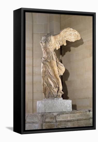 The Victory of Samothrace (Parian Marble)-null-Framed Stretched Canvas