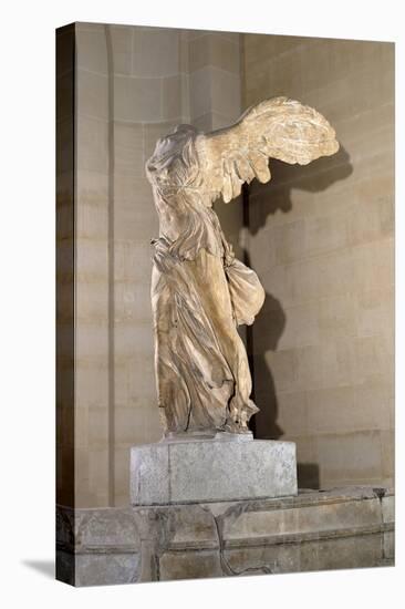 The Victory of Samothrace (Parian Marble)-null-Stretched Canvas