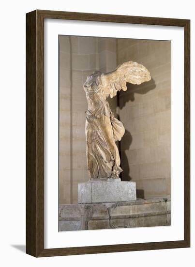 The Victory of Samothrace (Parian Marble)-null-Framed Giclee Print