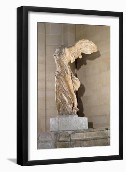 The Victory of Samothrace (Parian Marble)-null-Framed Giclee Print