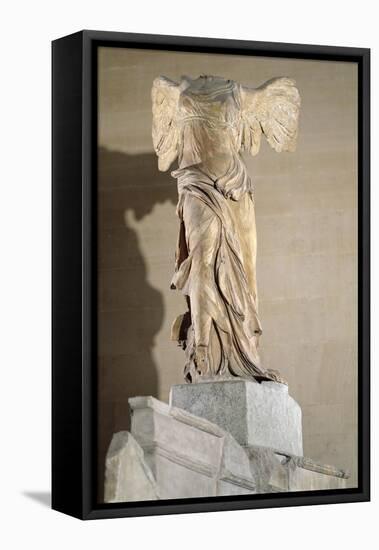 The Victory of Samothrace (Parian Marble)-null-Framed Stretched Canvas