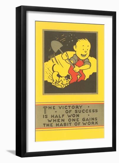 The Victory of Success, Work-null-Framed Art Print