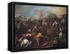 The Victory of the Carnutesi (Celts)-Alessandro Varotari-Framed Stretched Canvas