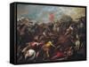 The Victory of the Carnutesi (Celts)-Alessandro Varotari-Framed Stretched Canvas