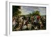 The Victory of Tullus Hostilius Over the Forces of Veii and Fidenae-Guiseppe Cesari-Framed Giclee Print