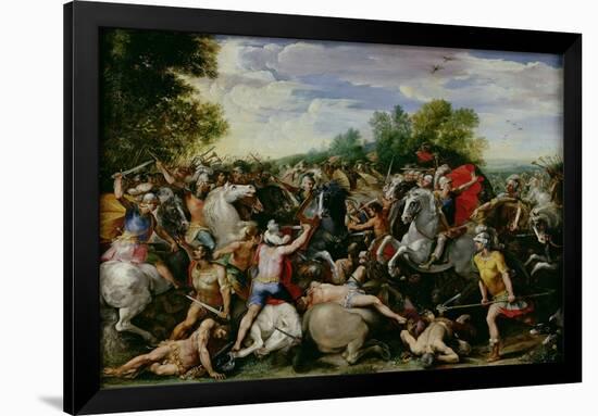 The Victory of Tullus Hostilius Over the Forces of Veii and Fidenae-Guiseppe Cesari-Framed Giclee Print