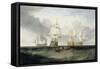 The 'Victory' Returning from Trafalgar, 1806-J. M. W. Turner-Framed Stretched Canvas