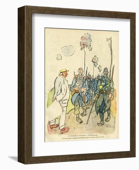 The Victory Singing-null-Framed Art Print