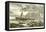 The "Victory" Towed into Gibraltar after the Battle of Trafalgar-null-Framed Stretched Canvas