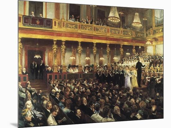 The Vienna Opera-Auguste Mandlick-Mounted Giclee Print