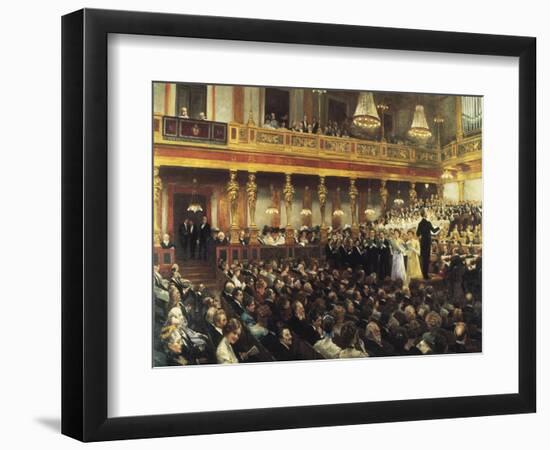 The Vienna Opera-Auguste Mandlick-Framed Giclee Print