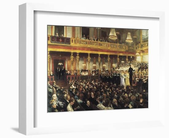 The Vienna Opera-Auguste Mandlick-Framed Giclee Print