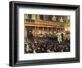 The Vienna Opera-Auguste Mandlick-Framed Giclee Print