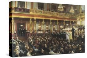 The Vienna Opera-Auguste Mandlick-Stretched Canvas
