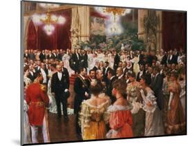 The Viennese Ball-Wilhelm Gause-Mounted Premium Giclee Print