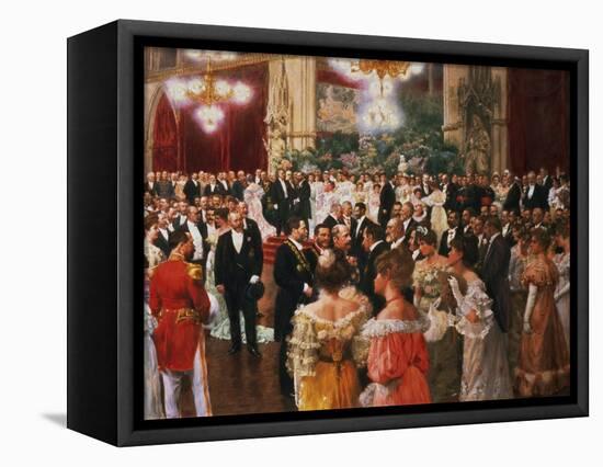 The Viennese Ball-Wilhelm Gause-Framed Stretched Canvas