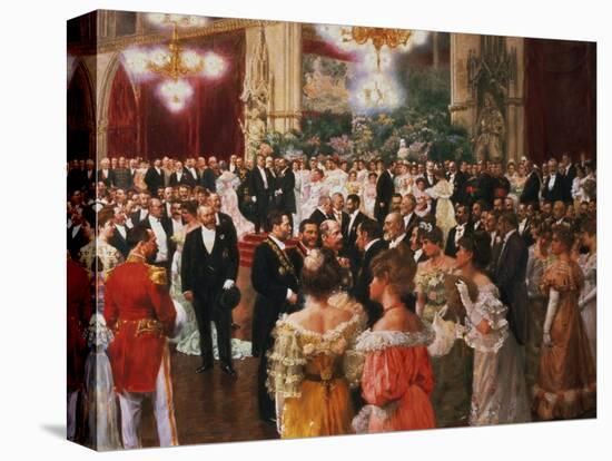 The Viennese Ball-Wilhelm Gause-Stretched Canvas