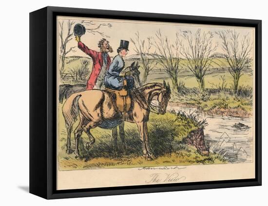 The View, 1865-John Leech-Framed Stretched Canvas