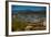 The View from Mehrangarh Fort of the Blue Rooftops in Jodhpur, the Blue City, Rajasthan-Laura Grier-Framed Photographic Print