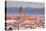 The View from Piazzale Michelangelo over to the Historic City of Florence-Julian-Stretched Canvas