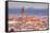 The View from Piazzale Michelangelo over to the Historic City of Florence-Julian-Framed Stretched Canvas