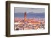 The View from Piazzale Michelangelo over to the Historic City of Florence-Julian-Framed Photographic Print