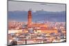 The View from Piazzale Michelangelo over to the Historic City of Florence-Julian-Mounted Photographic Print