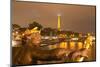 The View from Pont Alexandre Iii Along the River Seine, Paris, France, Europe-Julian Elliott-Mounted Photographic Print