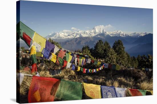 The View from Poon Hill, 3210M-Andrew Taylor-Stretched Canvas