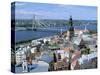 The View from St Peters Spire, Riga, Latvia-Peter Thompson-Stretched Canvas