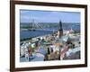 The View from St Peters Spire, Riga, Latvia-Peter Thompson-Framed Photographic Print