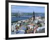 The View from St Peters Spire, Riga, Latvia-Peter Thompson-Framed Photographic Print