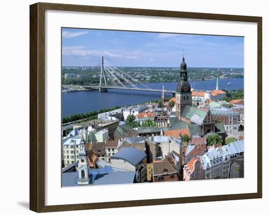 The View from St Peters Spire, Riga, Latvia-Peter Thompson-Framed Photographic Print