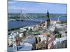 The View from St Peters Spire, Riga, Latvia-Peter Thompson-Mounted Photographic Print