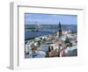 The View from St Peters Spire, Riga, Latvia-Peter Thompson-Framed Photographic Print